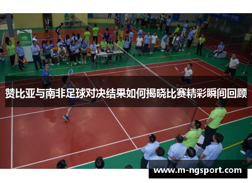 赞比亚与南非足球对决结果如何揭晓比赛精彩瞬间回顾
